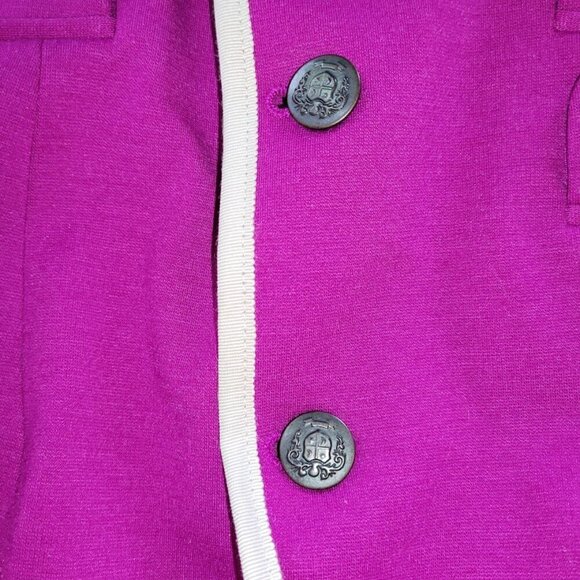 Gap Academy Blazer Fuchsia Pink Classic Preppy Jacket Women's Size 2 - Picture 11 of 15